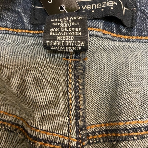 Venezia Jeans Size 20 Tall High Rise Medium Wash Blue Denim Stretch Plus Size - Picture 10 of 15